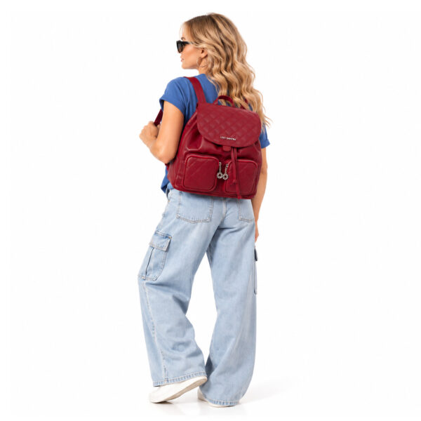 Mochila Melu - Rojo rubí