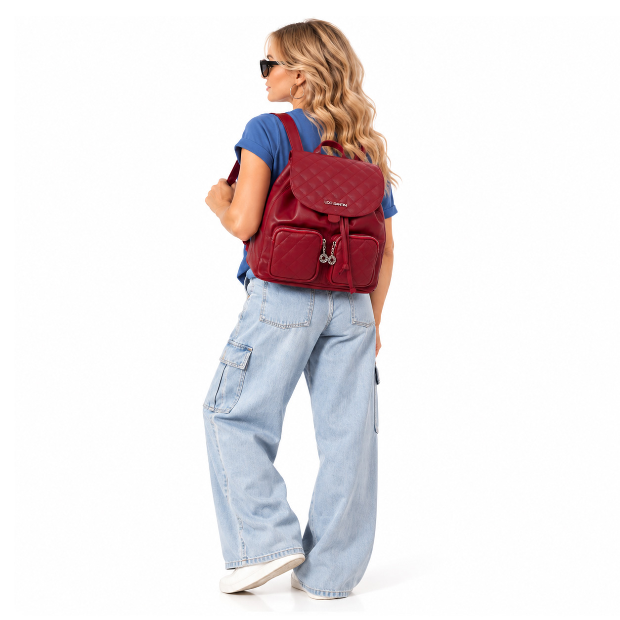 Mochila Melu - Rojo rubí