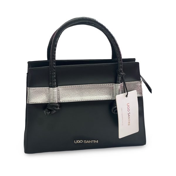 Cartera Esme - Negro con plata