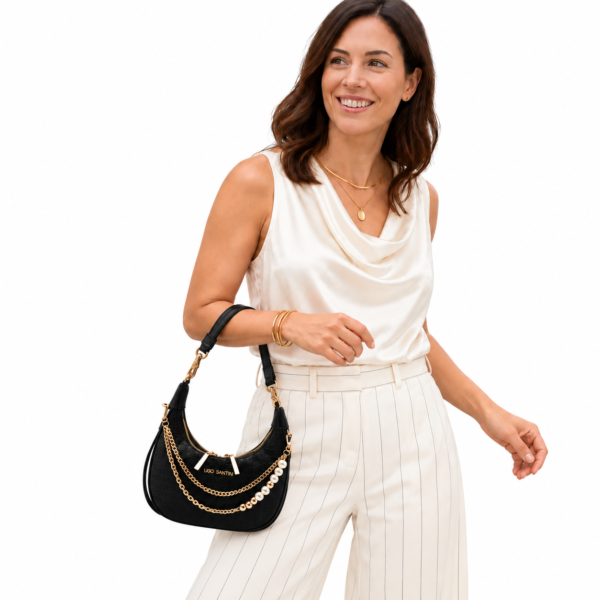 Cartera Bruna - Negro
