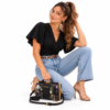 Cartera Matilde - Estampado negro