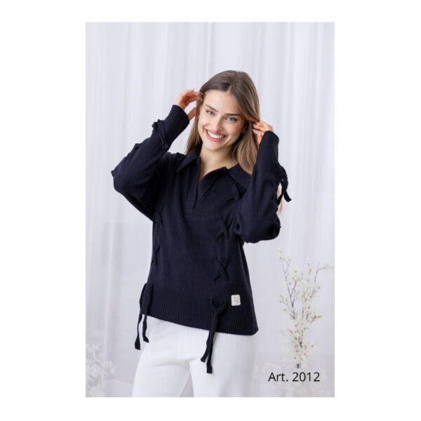 Sweater 2012 Tiras - Negro