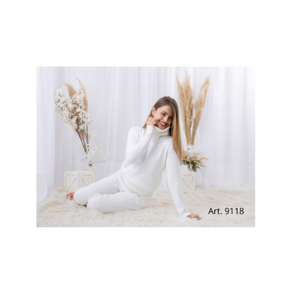 Poleron Básico  9118 - Blanco