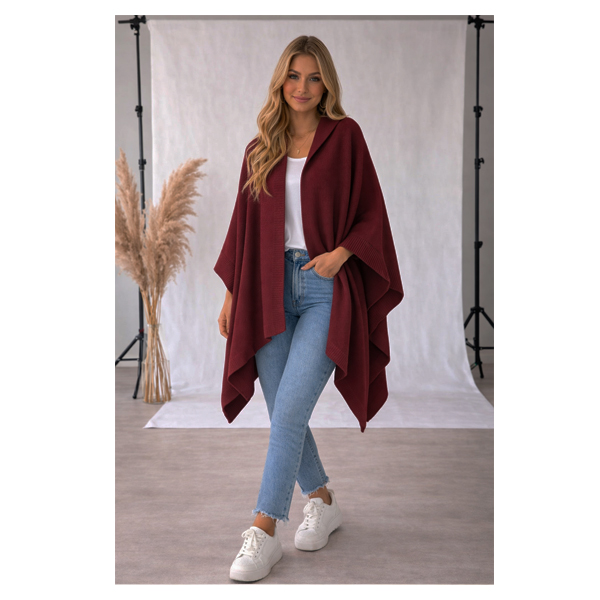 Poncho Tati 2016 - Bordó