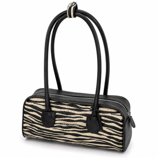 Cartera Amori - Zebra negro
