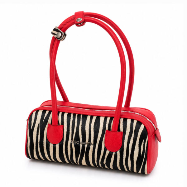 Cartera Amori - Zebra manija rojo