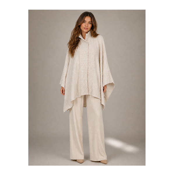 Poncho Saco 2026- Beige