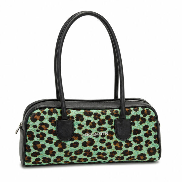 Cartera Amori - Pelo Print acqua