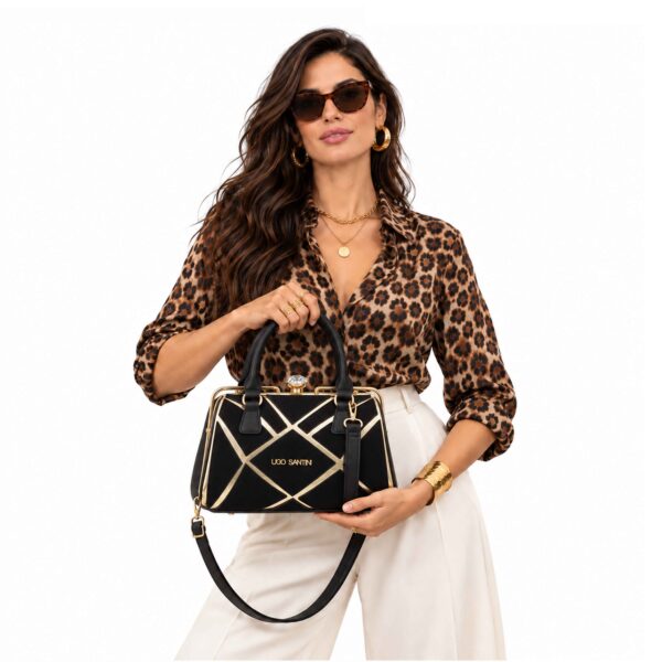 Cartera Galatea - Negro