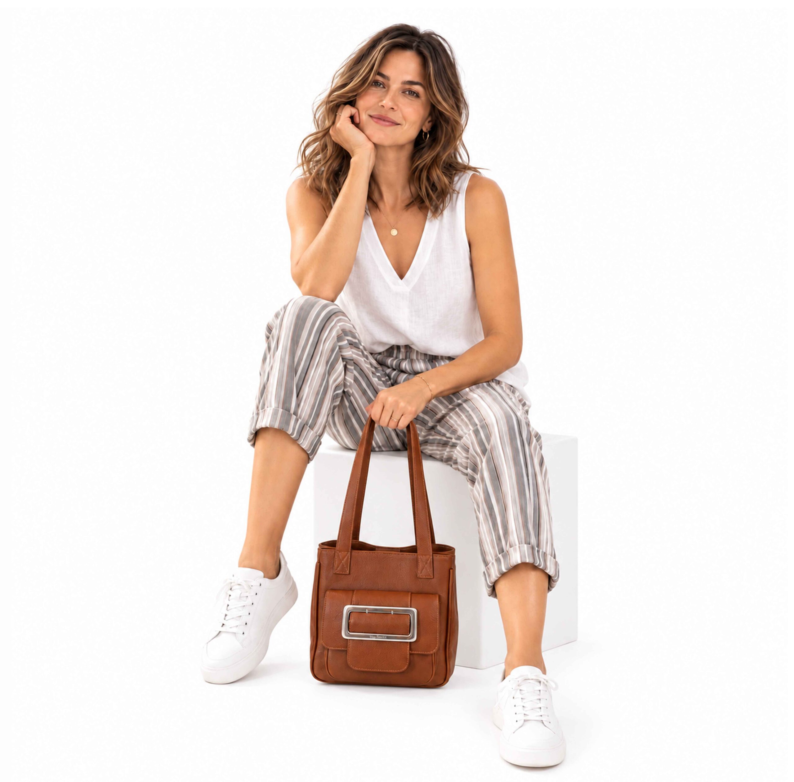 Cartera Roma - Tostado
