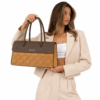 Cartera Regina - Suela matelase con marrón